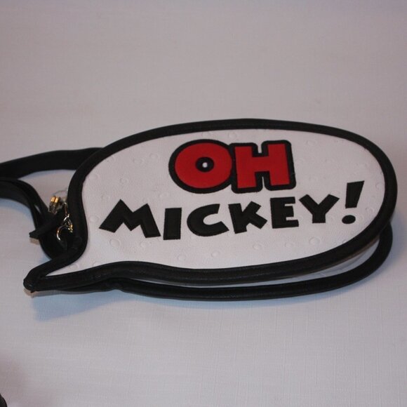 Disney Handbags - Mickey Crossbody Bag Speech Bubble Purse